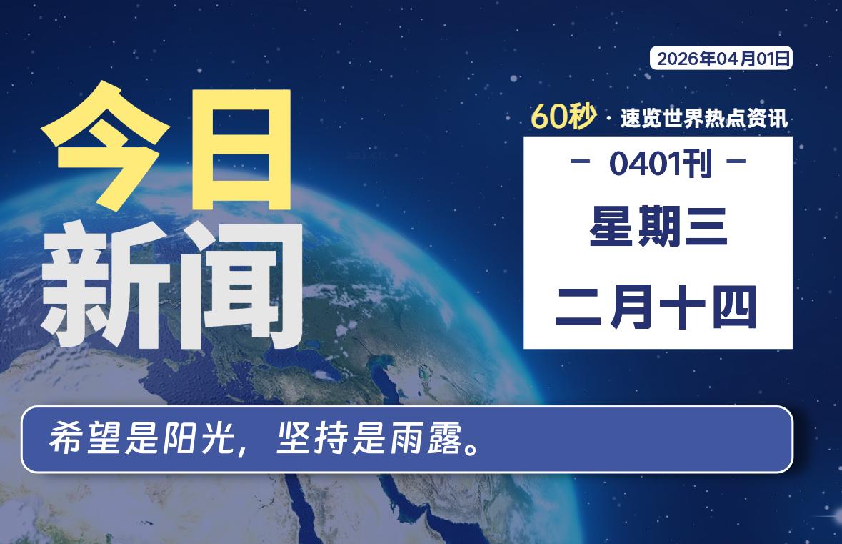 04月01日,星期三, 每天60秒读懂全世界!-主题美化网